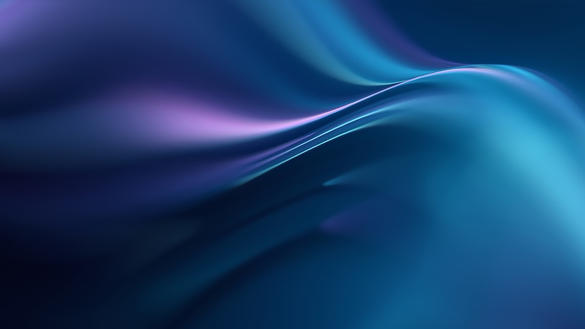 Abstract wavy blue background