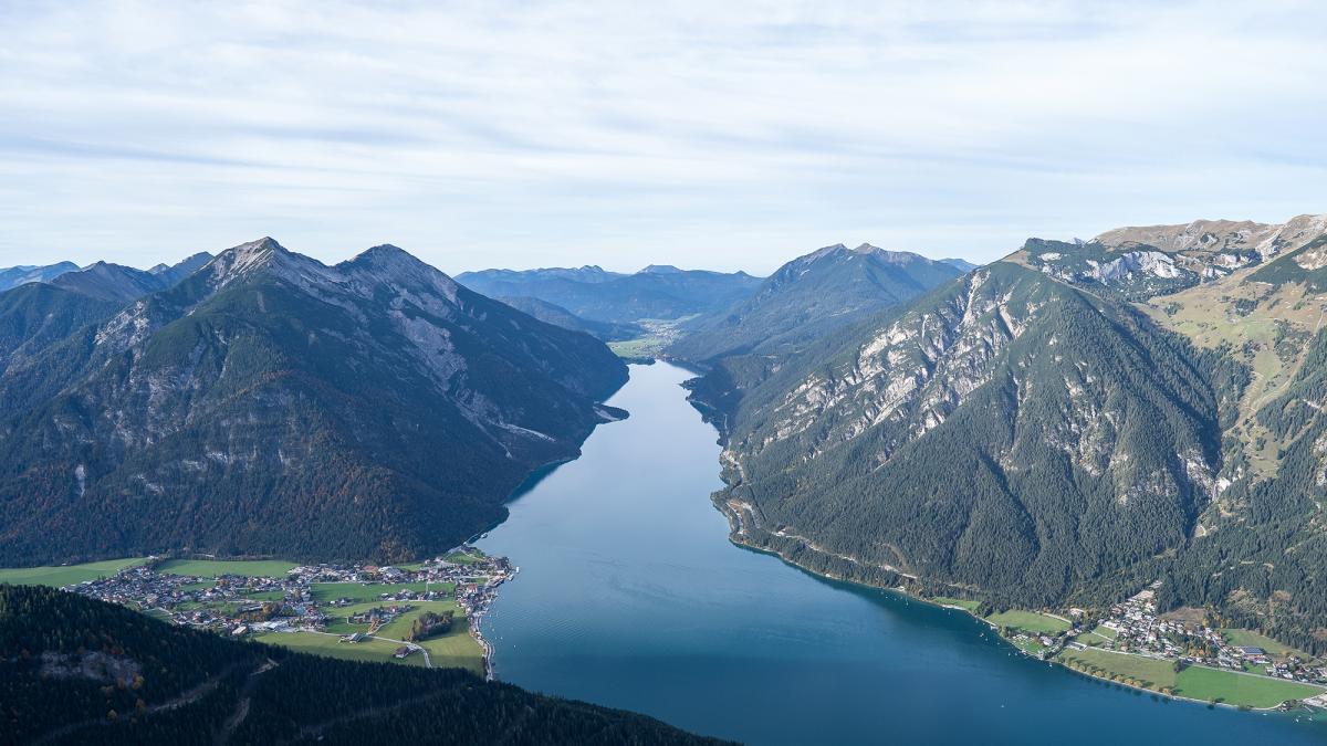 River through mountains