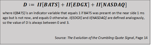 IEX’s DPEG product relies on depth data from maker taker exchanges