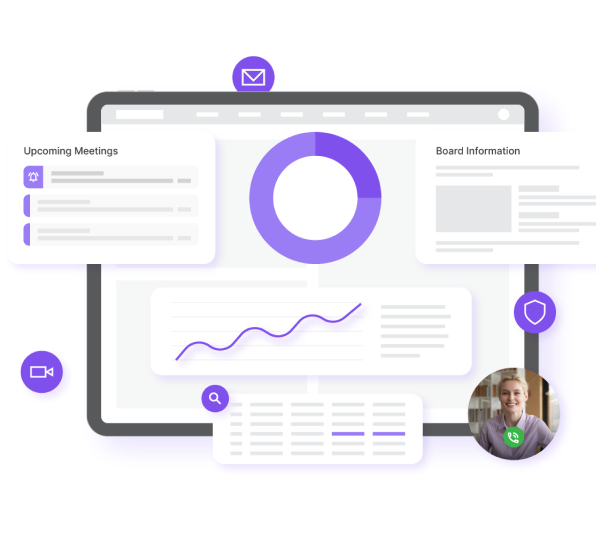 abstract visual of dashboard