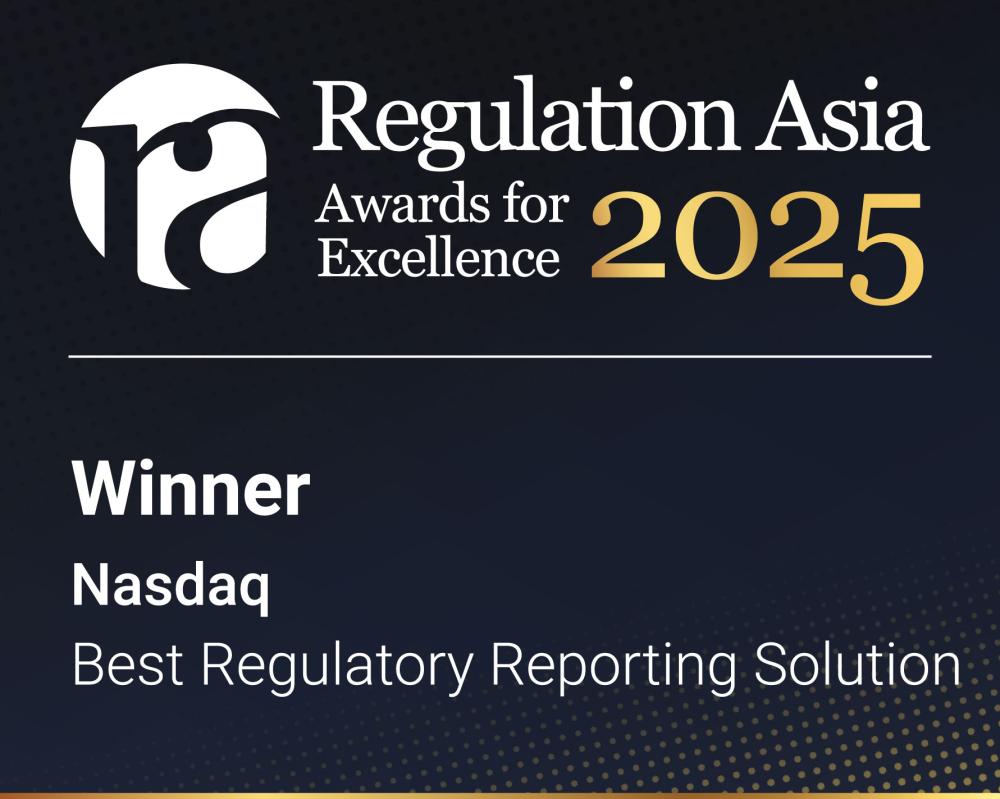 Regulation Asia Awards 2025 - Best Regulatory Reporting Solution